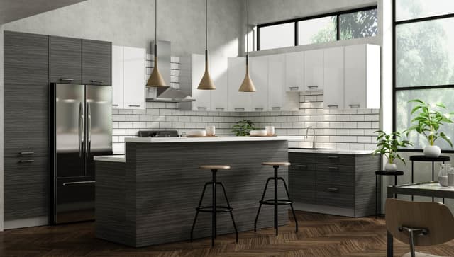 Dark Wood Kitchen Design