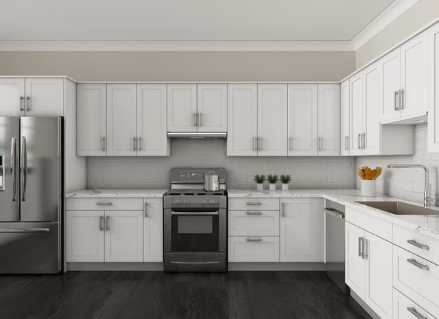White Shaker Kitchen Design